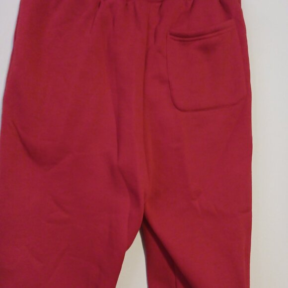 Galaxy By Harvic Men'S Regular-Fit Fleece Jogger Sweatpants, Red S - Picture 5 of 8